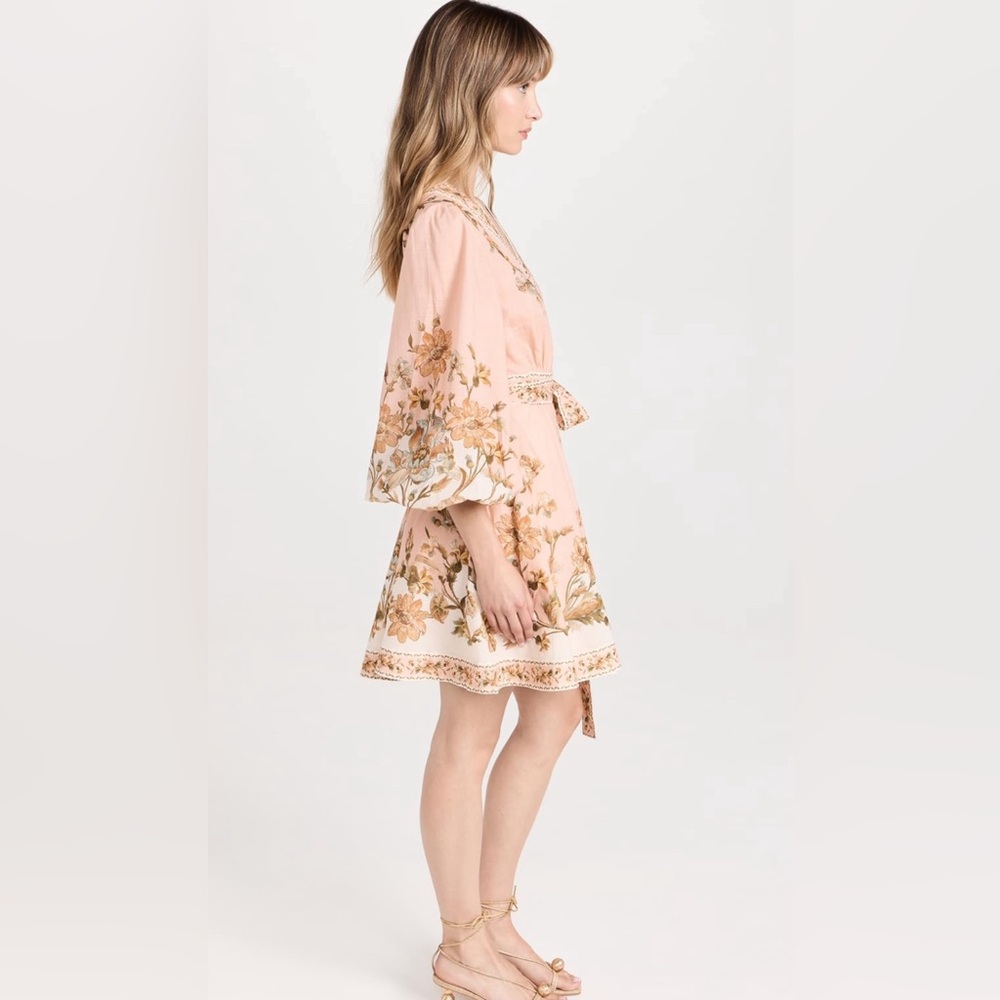 Zimmerman Chintz floral-print Wrap Dress size 1 NEW - Picture 3 of 10